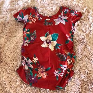 Old Navy floral maternity T-shirt